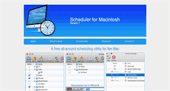 Desktop Screenshot of macscheduler.net