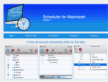 Tablet Screenshot of macscheduler.net